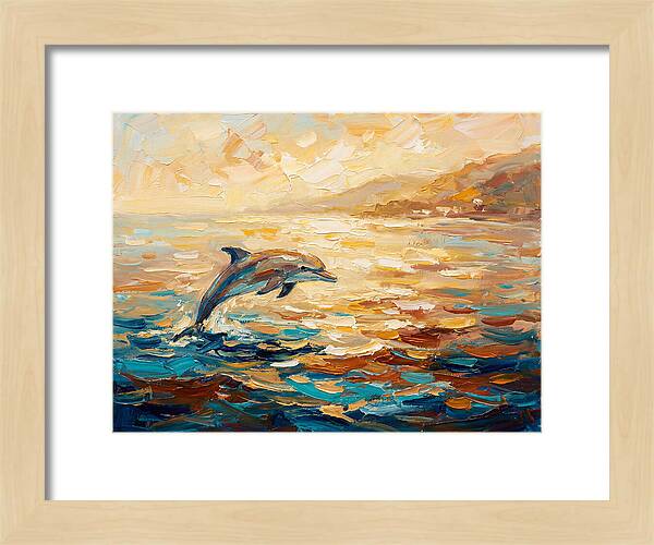 Dolphin Dancing In The Mediterranean