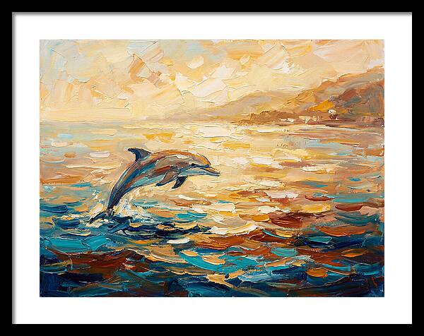 Dolphin Dancing In The Mediterranean