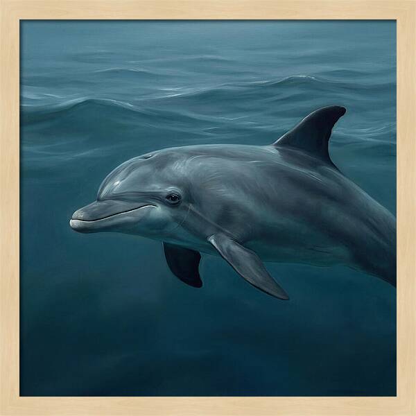 Dolphin Swimming Gracefully