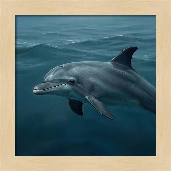 Dolphin Swimming Gracefully