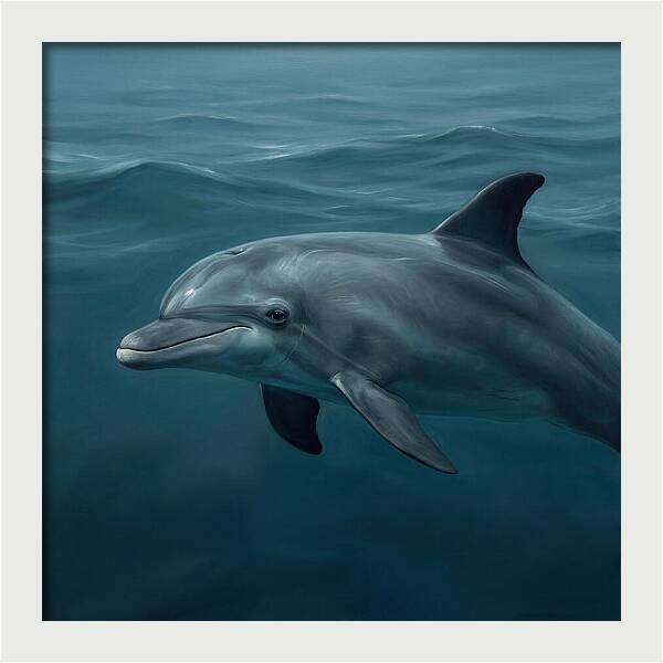 Dolphin Swimming Gracefully