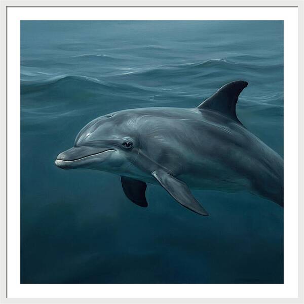 Dolphin Swimming Gracefully