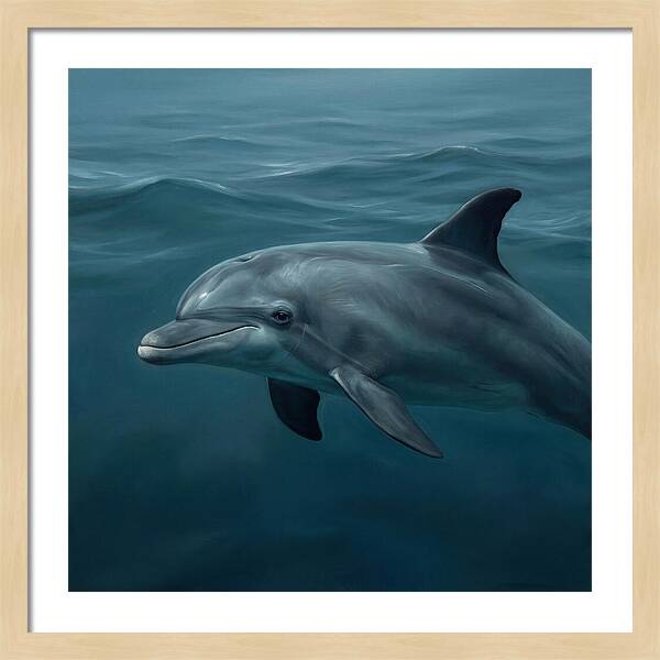 Dolphin Swimming Gracefully