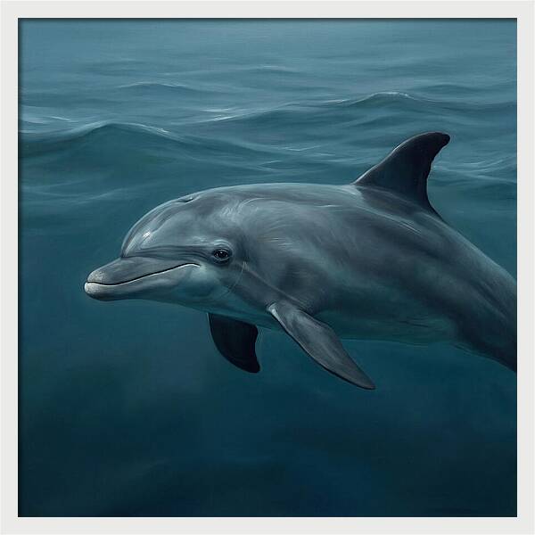 Dolphin Swimming Gracefully