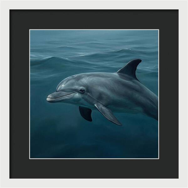 Dolphin Swimming Gracefully