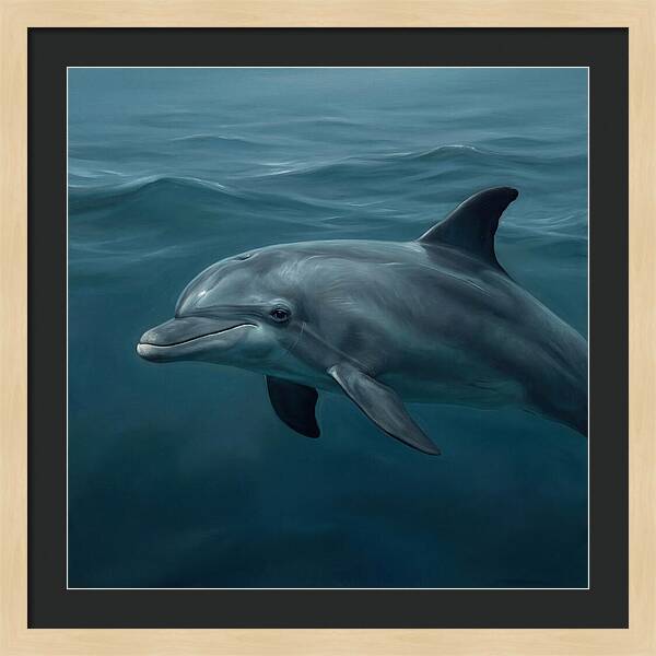 Dolphin Swimming Gracefully
