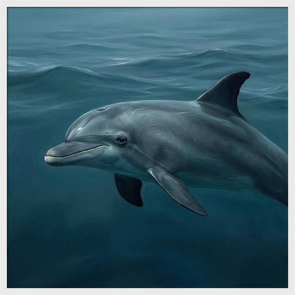 Dolphin Swimming Gracefully