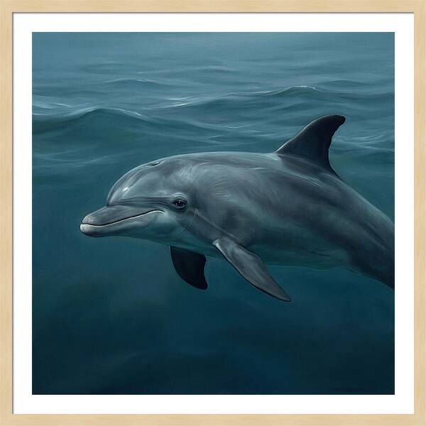 Dolphin Swimming Gracefully
