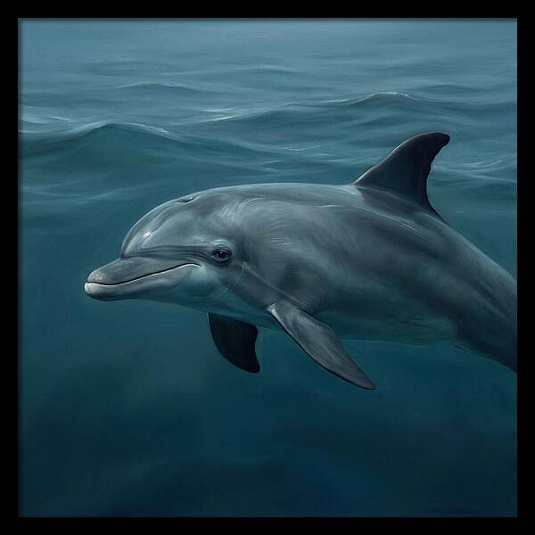 Dolphin Swimming Gracefully