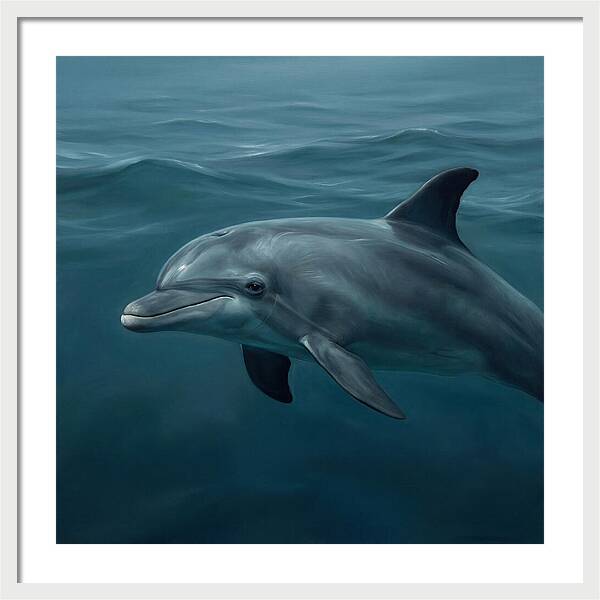 Dolphin Swimming Gracefully
