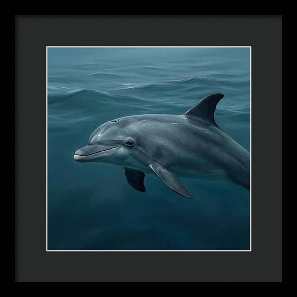 Dolphin Swimming Gracefully