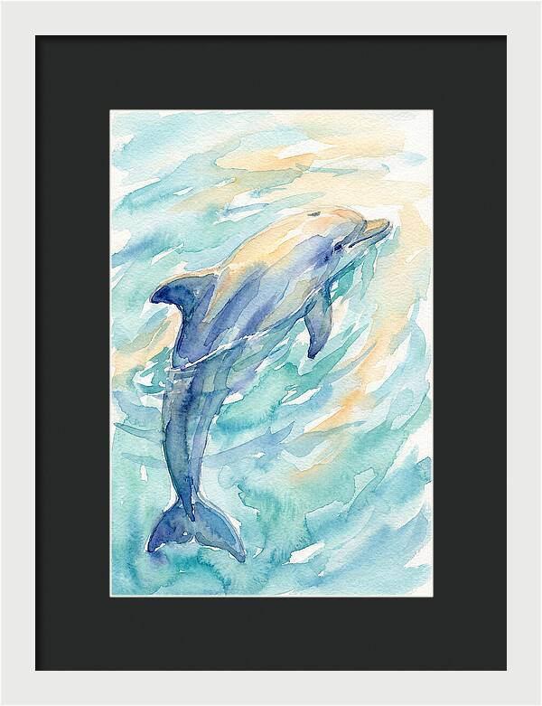 Dolphin Swimming In Water