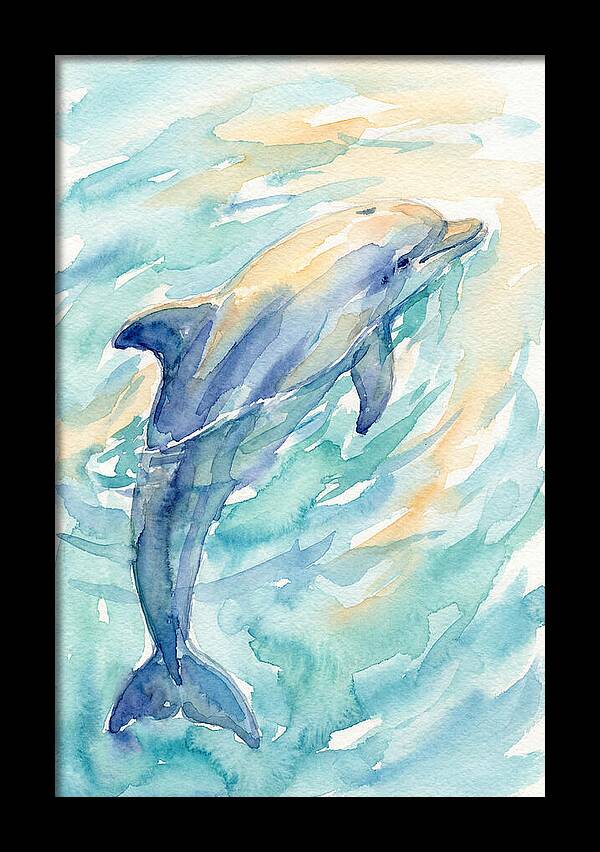 Dolphin Swimming In Water