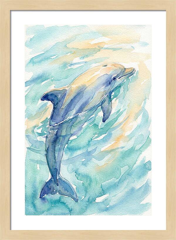 Dolphin Swimming In Water