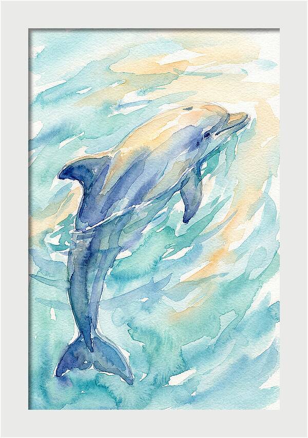 Dolphin Swimming In Water