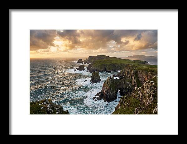 Donegal Coastline At Sunset