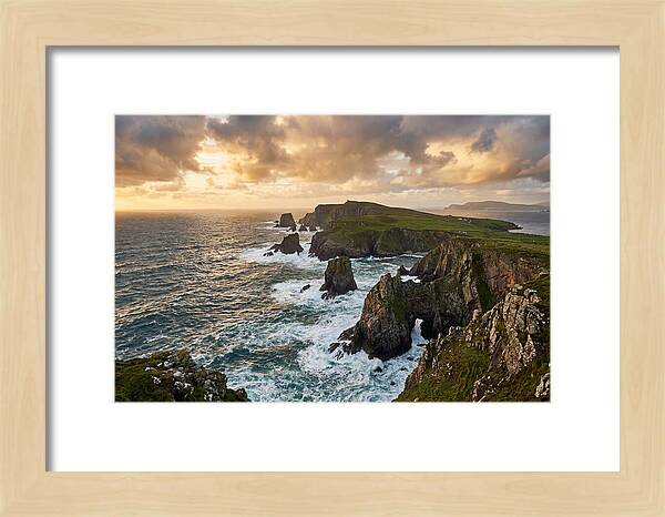 Donegal Coastline At Sunset