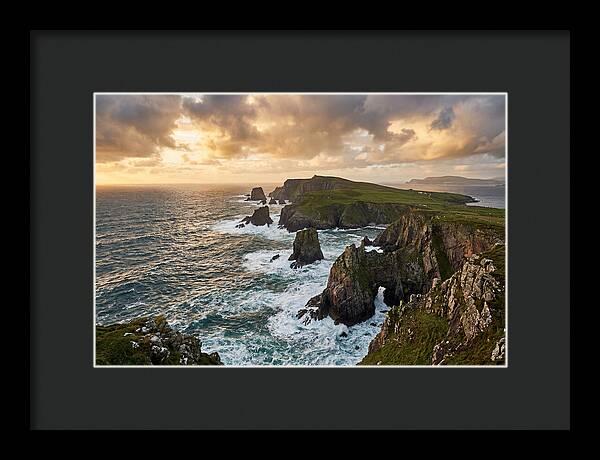 Donegal Coastline At Sunset
