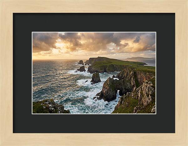 Donegal Coastline At Sunset
