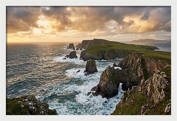 Donegal Coastline At Sunset