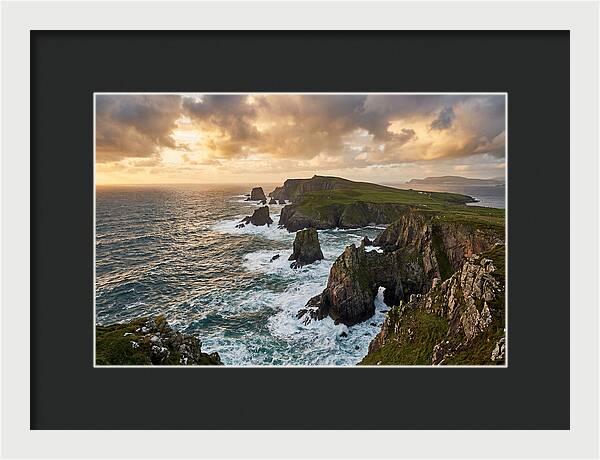 Donegal Coastline At Sunset