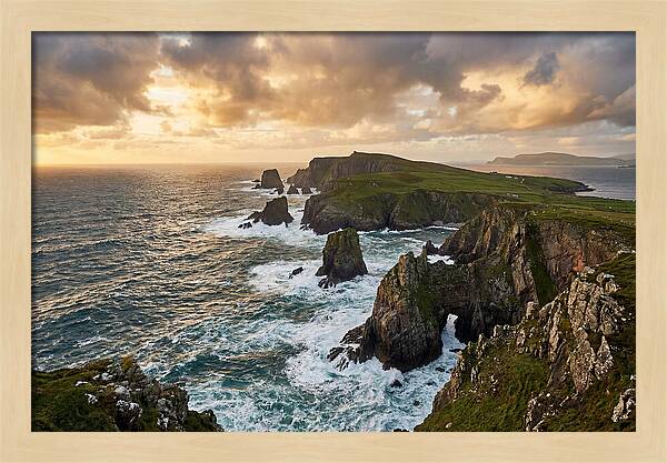 Donegal Coastline At Sunset