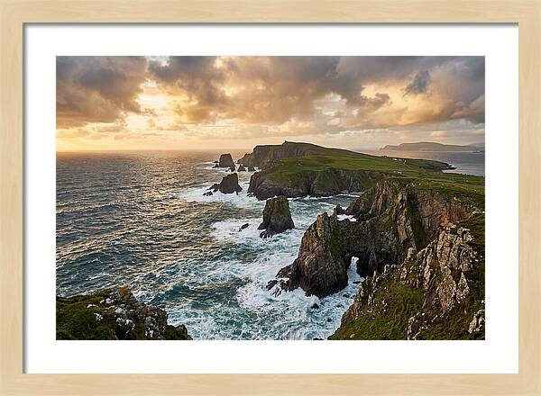 Donegal Coastline At Sunset