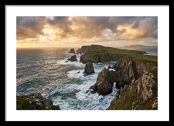 Donegal Coastline At Sunset
