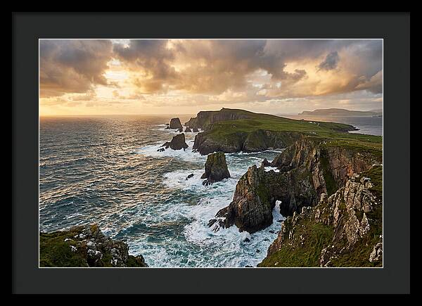 Donegal Coastline At Sunset