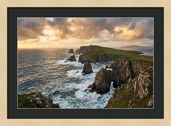 Donegal Coastline At Sunset