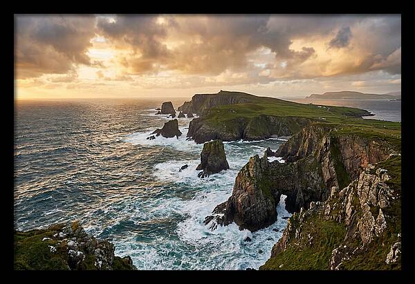 Donegal Coastline At Sunset