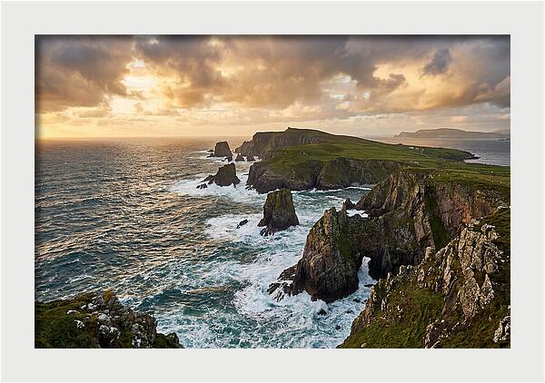 Donegal Coastline At Sunset