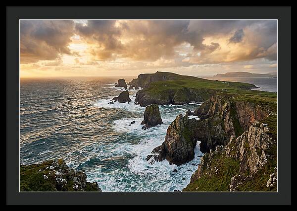Donegal Coastline At Sunset