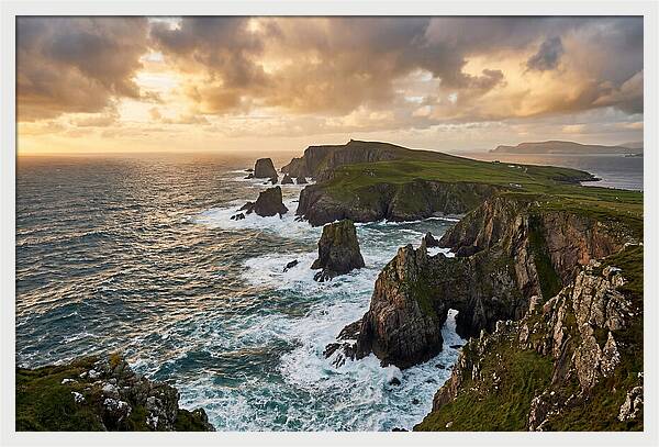 Donegal Coastline At Sunset
