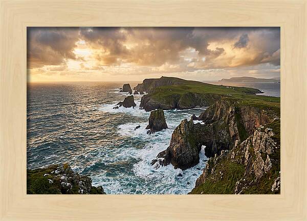 Donegal Coastline At Sunset