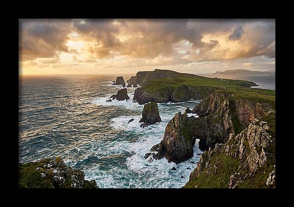 Donegal Coastline At Sunset