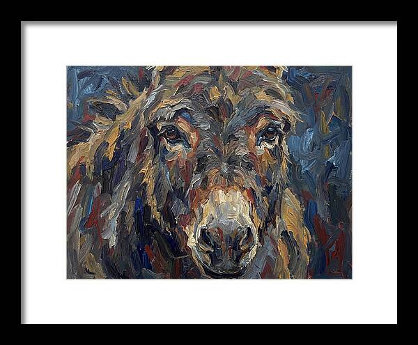 Donkey In Expressionist Style