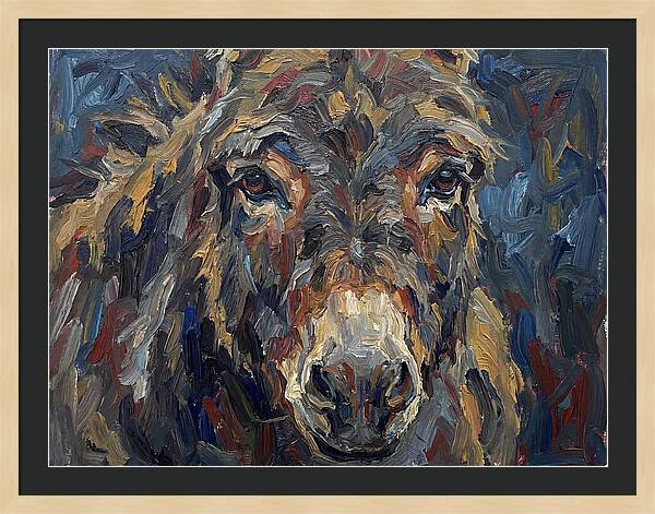 Donkey In Expressionist Style