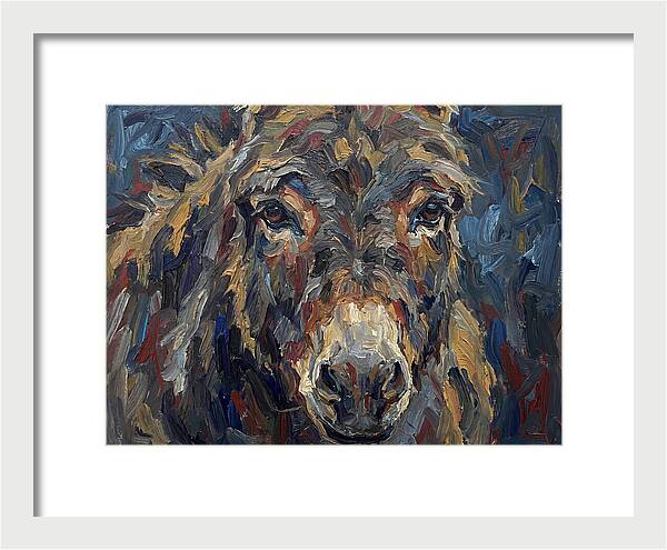 Donkey In Expressionist Style