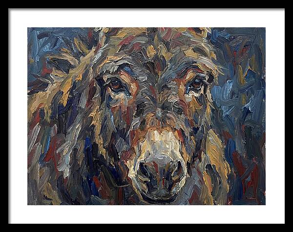 Donkey In Expressionist Style