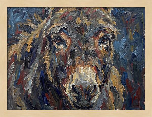 Donkey In Expressionist Style