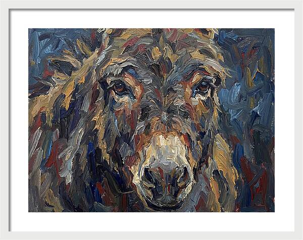 Donkey In Expressionist Style