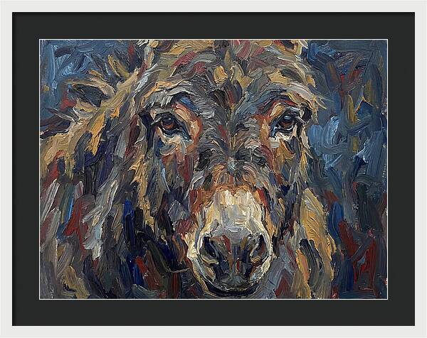 Donkey In Expressionist Style