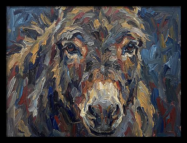 Donkey In Expressionist Style