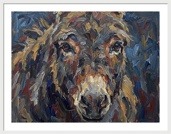 Donkey In Expressionist Style