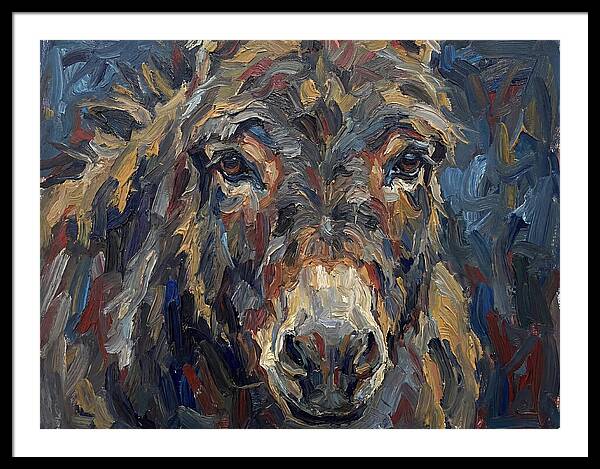 Donkey In Expressionist Style