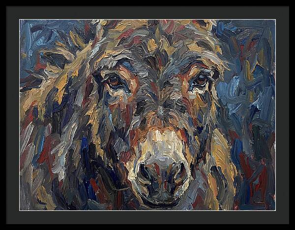 Donkey In Expressionist Style