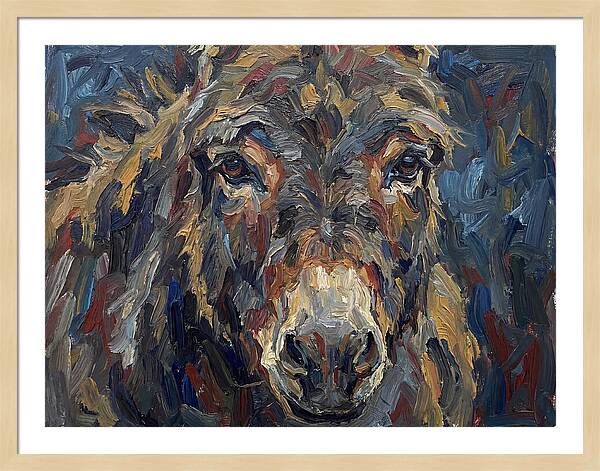 Donkey In Expressionist Style