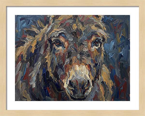 Donkey In Expressionist Style