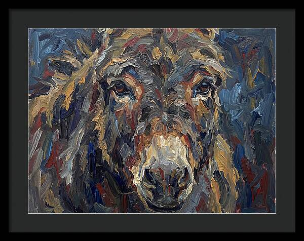 Donkey In Expressionist Style